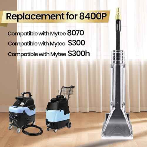 Upholstery Tool Compatible with Mytee 8400P Air Lite,1-1/2 Inches Interface,1/4¡± Quick Connect,Add Cleaning Brushes,Anti Fall Transparent Shell,Clean Carpets,Car Upholstery,Upholstery Tool