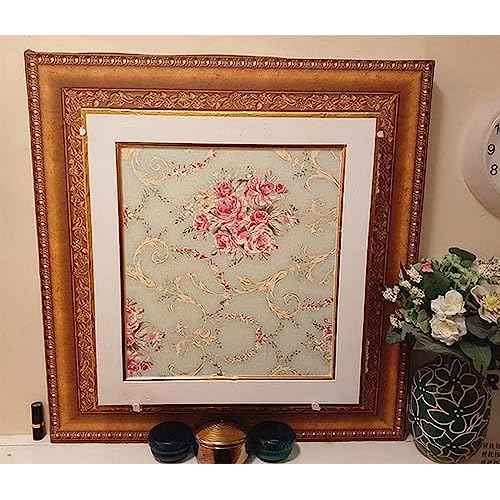 Teemall Vintage Blooming Flower Wallpaper Peel & Stick Backsplash Mural for Livingroom Bedroom Kitchen 17.7''x98''