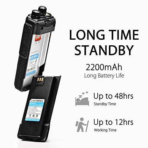 Baofeng DM-1701 Dual Band Dual Time Slot DMR/Analog Two Way Radio, 3,000 Channels Amateur Radio/Free Programming Cable, Charger and PTT Earpiece, Support OpenGD77