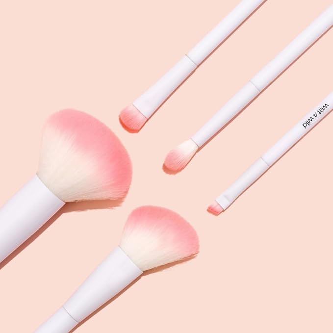 wet n wild Eyeshadow Brush, Precision Blending Application, Soft Synthetic Fibers, Ergonomic Handle for Comfortable Control (Pack of 2)