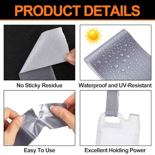 4 Pack 1.77 in x 10 ft Travel Duct Tape Mini Pocket Size Flat Roll Flexible Heavy Duty Waterproof Tear by Hand for Repair Outdoor Emergency Gear EDC DIY Craft Camping Hiking (Silver)