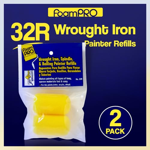 FoamPRO 32R Wrought Iron Painter Refills, 1 Count (Pack of 2)
