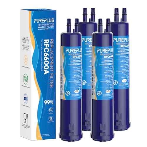 PUREPLUS Compatible with 4396841, 4396710, Everydrop¢ç Filter 3, EDR3RXD1, 46-9083, 46-9030, 9030, 9083, Refrigerator Water Filter, 4Pack