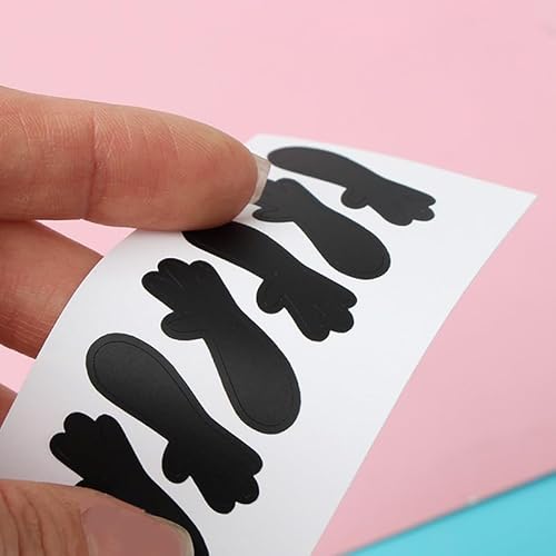 Ximimark 4 pcs Funny Vinyl Sticker Decal Cute Wall Art, Hand Socket Decals, Humorous and Funny Decals, Home Decoration