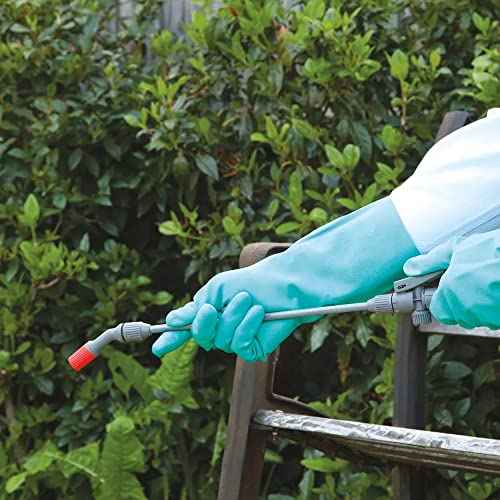 SHOWA 730 Nitrile Chemical Resistant Safety Glove with Cotton Flocked Liner, Food Safe, 15 Mil Thick, 13" Length, Small (12 Pair)