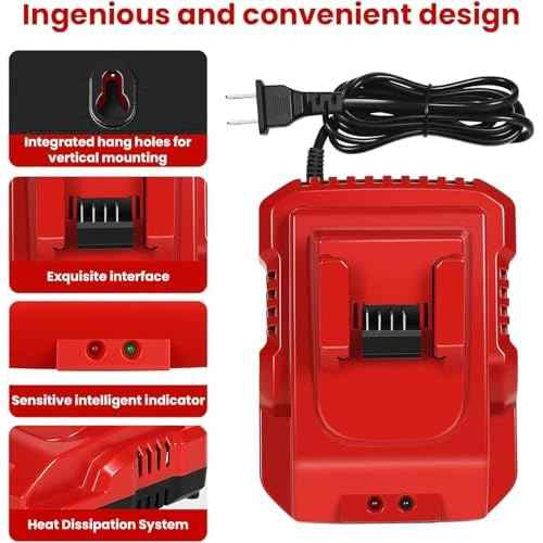 Rapid Battery Charger Station for Milwaukee M18 Charger Compatible with Milwaukee 18V Lithium Battery