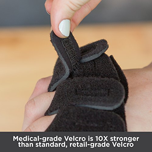 BraceAbility Ulnar Deviation & Drift Hand Splint | MCP Knuckle Joint Support Brace for Rheumatoid Arthritis & Tendonitis Pain Relief, Finger Straightener & Stretcher Glove - S (SM/MED) Left