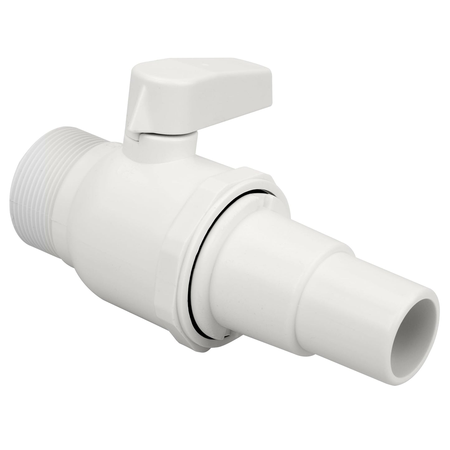 Upgrade SP0729 Ball Valve for Hayward Pool Filter Valve, Econoline 2-Way Pool Shut Off Valve 1.5" MIP x 1.5” - 1.25”, Above Ground Pool Filter Parts