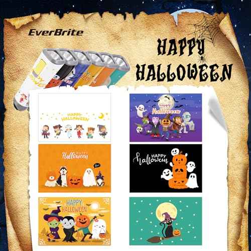 EverBrite 6-Pack LED Flashlights Halloween Gifts, Mini Flash Lights Handheld Torch with Lanyard, 18 AAA Batteries Included, Mixed Color