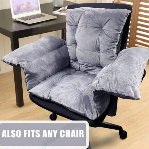 Big Hippo Wheelchair Seat Cushions, Comfortable Wheelchair Cushions for Pressure Relief, Soft Wheelchair Seat Cushions Pain Relief -17 ×17 Inches - Gray