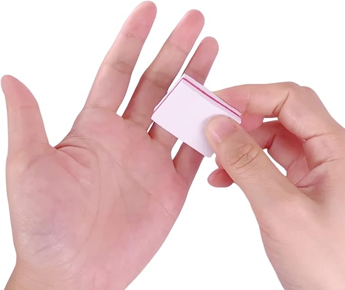 Nail Buffers (100 Pack), Mini Buffer Block Nail File for Acrylic Nails and Natural Nails, 100/180 Grit Nail Buffer Block Bulk Buffing Blocks for Nail Buff Professional Manicure File Blocks Set White