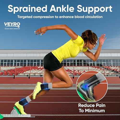 Lace Up Ankle Brace for Men & Women ? Adjustable Ankle Support Straps for Sprained Ankle, Achilles Tendonitis, Ligament Injury & Pain Relief ? Sports Ankle Brace for Basketball, Football & Volleyball (Large)