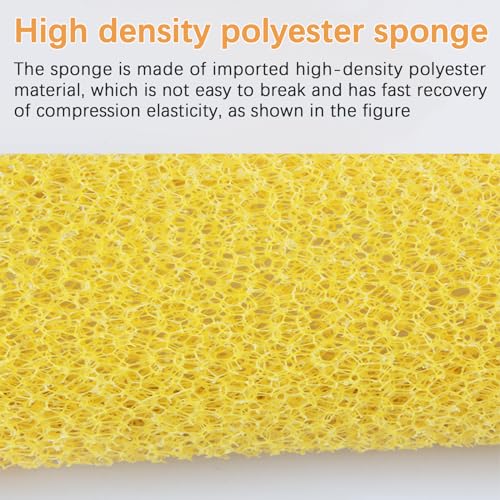 8 Pcs Textured Paint Roller Covers, 4 inch Medium Textured Foam Drywall Texture Paint Rollers, House Paint Roller Covers for Art Painting Walls Ceilings
