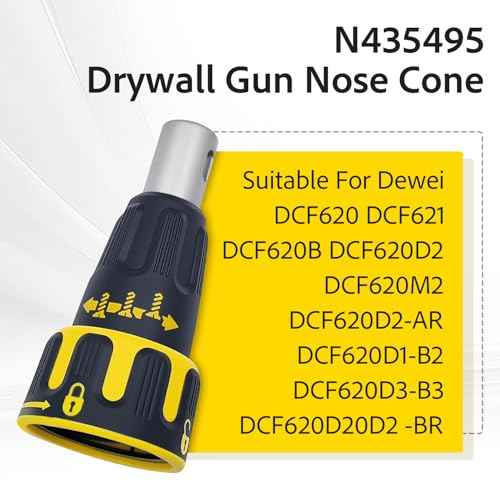 N435495 Nose Cone Assembly For Dewalt Brushless Drywall Screwgun Nose Piece DCF620B DCF620D2 DCF620M2 DCF620 DCF621
