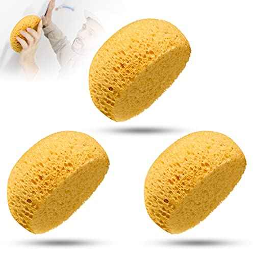 3 Pieces Knockdown Texture Sponge, Orange Peel Texture Patch Sponge, DIY Drywall Repair for Ceiling Repair(11.5 x 9.5 x 6.5 cm)