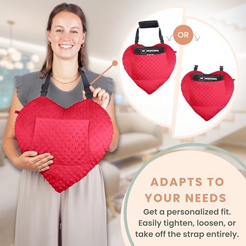 MOYOAMA Open Heart Surgery Pillow for Heart Surgery Recovery Gifts - After Bypass Surgery Must Haves, Gifts for Chest Surgery Recovery, Seatbelt Pillows for Post-Surgery, Shock Absorbing Chest Pillow