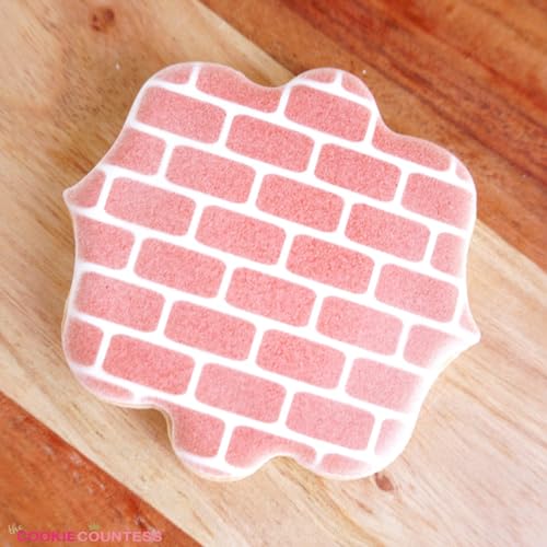 The Cookie Countess Brick Wall Stencil