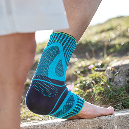 Bauerfeind Sports Achilles Support - Relieves the achilles tendon while running, jumping, and moving - All White, Small