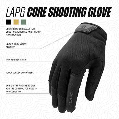 LAPG Men's Core Patrol Glove, Durable and Lightweight Tactical Work Gloves for Men, Enhanced Grip for Better Control