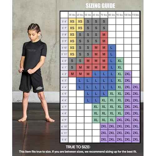 Elite Sports Kids Jiu Jitsu BJJ Rash Guard, Short Half Sleeve Compression Shirt for Youth Boys Girls Sports Nogi Training