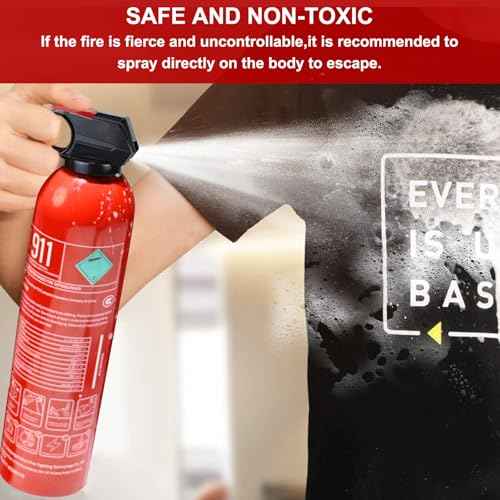 Fire Extinguisher for Home - 2pack Car Fire Extinguisher with Wall Mount, Small A B C K Fire Extinguisher, Water-Based Fire Extinguishers for Car/House/Kitchen/Truck/Marine/Boat/Vehicle/utv/rv