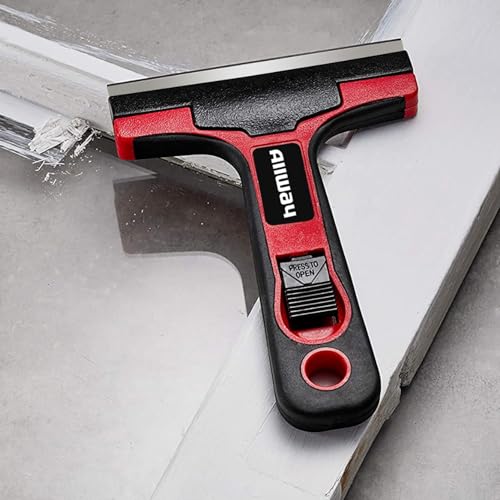 ALLWAY GTS Soft-Grip Glass & Tile Scraper, 4¡È