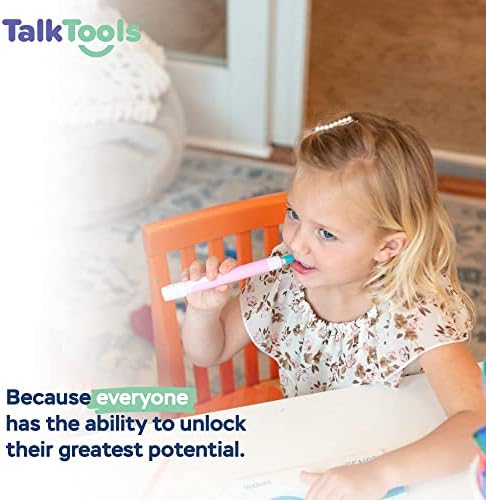 TalkTools Sensi Kit | Oral Sensory Kit for Speech and Feeding Therapy | Improves Jaw Strength, Coordination, and Mobility (Pink)