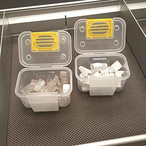 WorkVanEquipment Hardware Case Tackle Box storage with Patented Removable Compartment Organizer for Screws, Nuts, and Bolts, WVE9410