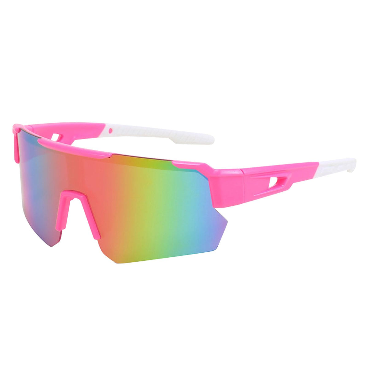 SZZYXD Youth Baseball Sunglasses Sports Running UV400 Polarized Glasses Youth Kids For Boys Girls 8-12 Cycling Softball Golf Skiing Sunglasses (Rose Red)