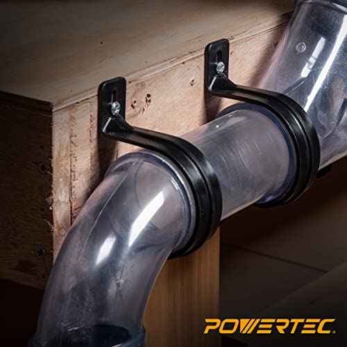POWERTEC 70319 Hangers for 2-1/2" Dust Collection Hose and Pipe, 5 PK