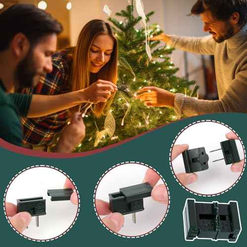 72 Pack Male and Female Vampire Plugs SPT 1 Christmas Light Connector Green Zip Cord Gilbert Slip Plug Electrical Light Adapter Extension Cord Ends Pack for Halloween Christmas Holiday Party