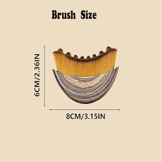 Dry Lymphatic Contour Face Brush for Lymphatic Drainage, 2 Packs Soft Facial Brushes Curved Design Tool Drainage Massager for Face Chin Sculpting Lifting Skin Care Gift for Women and Girls (Mix)