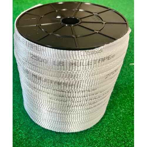3/4" x 600ft Polyester Pull Tape - 2500LB Tensile Strength Mule Tape, Heavy Duty Webbing for Tie-Downs & Pulling - Made in USA (Misprinted Markings)