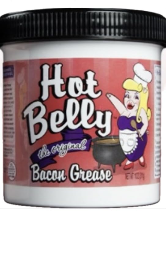 3 PACK HOT BELLY REAL BACON GREASE SHELF STABLE