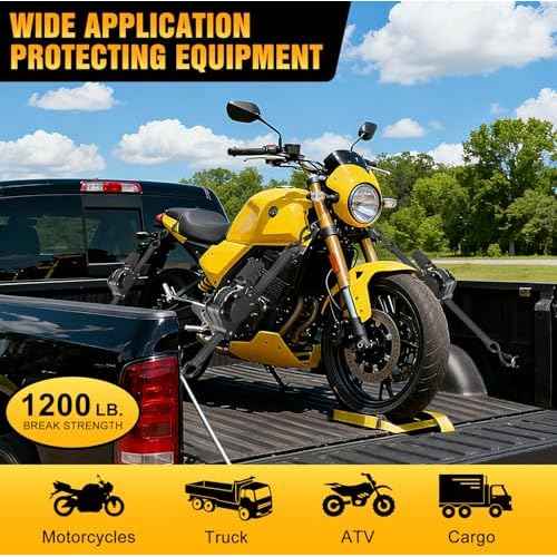 Retractable Ratchet Straps, 1 inch ¡¿ 13 Feet Heavy Duty Auto Self Retractable Ratcheting Tie Down Straps 1500lbs Break Strength, Automatic Ratchet Strap for Truck Bed Cargo Trailer, 4 Pack