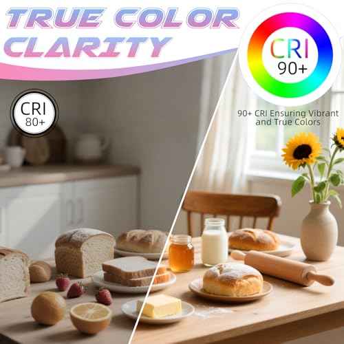 Candelabra Light Bulbs, 6W Equivalent to 60 watt,E12 LED Bulb Non-Dimmable 2700K Soft White, B10 LED Candle Bulbs, Chandelier Light Bulbs, 90+CRI, 600LM, Cear Glass, 24 Pack
