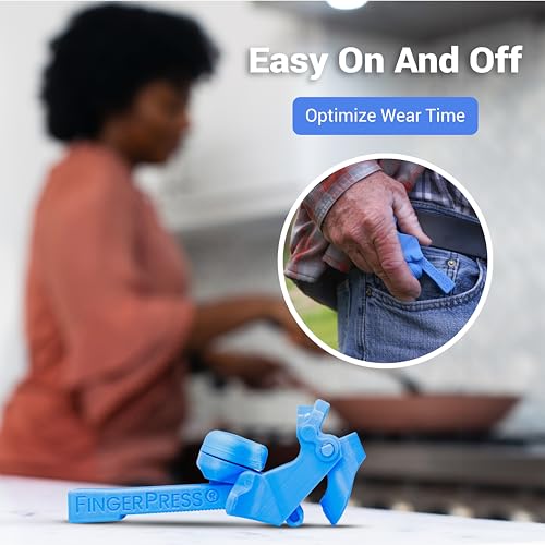 Finger Straightener | PIP Extension Orthosis/Splint For Bent Fingers, PIP Flexion Contractures | Adjustable Joint Stretcher Device | Made in USA | Gray/X-Small
