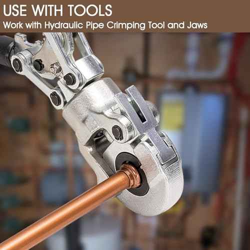 12PK Copper Press Fittings 3/4 inch 90-Degree Elbow Copper Coupling Zero Lead PxP 3/4 inch x 3/4 inch,90 degree Elbow for Plumbing,OD 7/8",Use with Hydraulic Press Fitting Tool