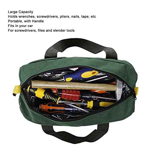 Large Capacity Tool Bag, Multifunction Hand Tool Storage Carry Bags Portable Tool Tote Bag Metal Toolkit for Storage Wrench, Screwdrivers (20 Inch)