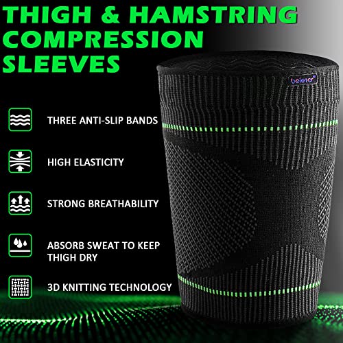 beister Thigh Compression Sleeves, Hamstring Support Brace