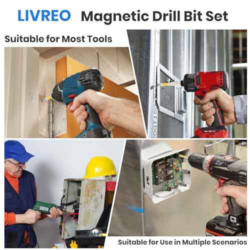 High Magnetic Screwdriver Drill Bit Set, K5 Impact Resistant Non Slip Bit, Strong Magnetic Drill Bit Set, Anti-Slip Magnetic Electric Screwdriver Set, 25 50 65 70 90 150mm (6Pcs)