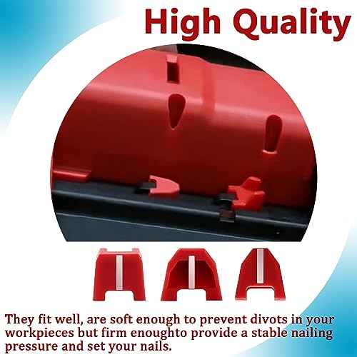 42-38-0017 No-Mar Pad Kit Fit Milwauke 2746-20 NailerTip And Milwauke 18ga Nailer For Milwauke Nailers Bit-Set of 12