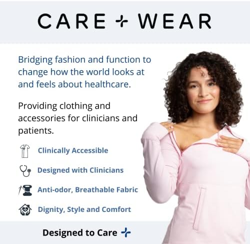 Care+Wear PICC Line Cover – Ultra-Grip PICC Line Sleeve for Upper or Lower Arm with Mesh Viewing Window, Provides Improved Comfort and Security for PICC Line Coverage