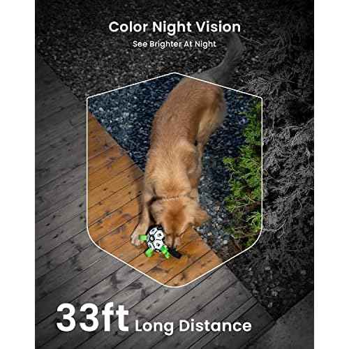 ieGeek Security Cameras Wireless Outdoor, 2K 3MP Battery Powered WiFi Security Camera with Spotlight & Siren Alarm, 2-Way Audio, Color Night Vision, AI Detection for Home Security, Works with Alexa