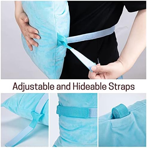 SWISSELITE Hysterectomy Tummy Pillow with Pocket for Abdominal Surgery, Hernia C-Section Healing Protector Pillow to Relieve Pressure, Cervical Cancer Recovery Gifts