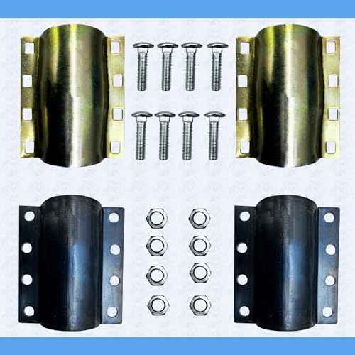 Water Pipe Repair Clamp for 3 inch Pipe(OD of The Applicable Pipe is 3.5 inch),Leak Sealer for Pipes and Plumbing,Suitable for PE/PPR Pipes,Steel Pipes,Iron Pipes
