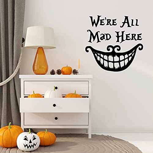 Halloween ¡®Smiling Face¡¯ Thriller Wall Decals Cool Wall Sticker for Bedroom Living Room Home Decoration Party Wall Art Decor