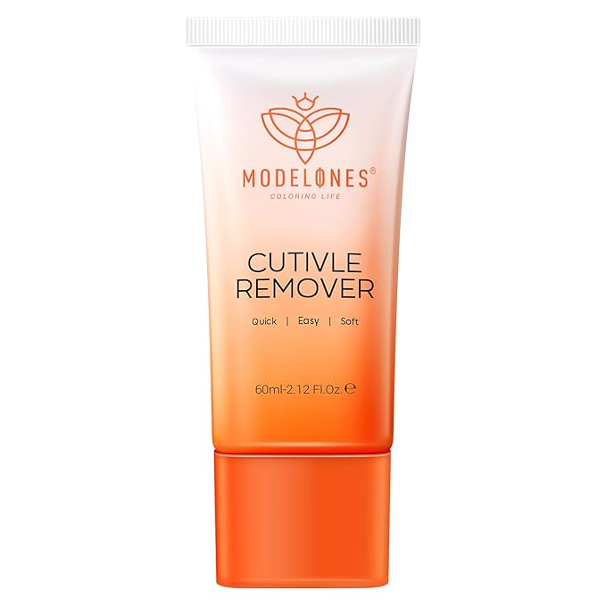 Modelones Cuticle Remover Cream Cuticle Softener Nail Repair for Damaged Nails Cuticle Remover Liquid for Nail Care Manicure Kit for Women 60ML 2.12 FL OZ