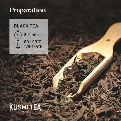 Kusmi Tea - Tchaï of the Tiger - Organic Indian Black Tea with Spices - Chai Tea - Organic Flavored Black Tea - Created in Collaboration with WWF - Loose Leaf Tea - Tin Box of 3.5 oz