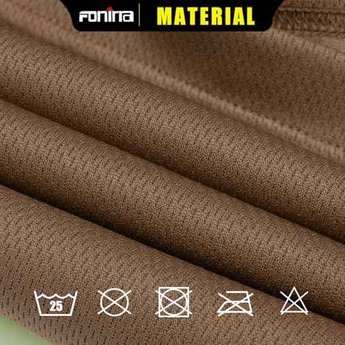FONIRRA Long Sleeve Safety T Shirt Reflective High Visibility Construction Work Shirts ANSI Class 3 for Men